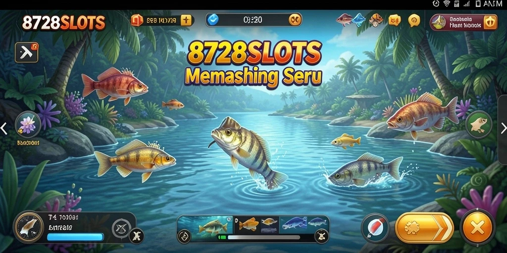 Gameplay seru di 8728SLOTS dengan aksi memancing yang mendebarkan.