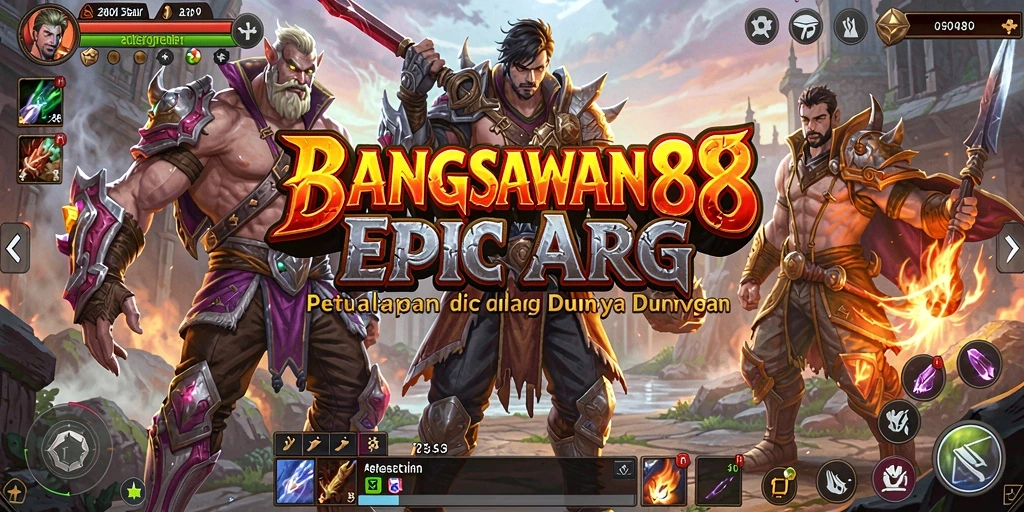 Screenshot BANGSAWAN88 menampilkan aksi seru dalam pertempuran ARPG.