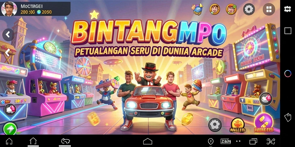 Tampilan gameplay BINTANGMPO yang seru dan menantang.