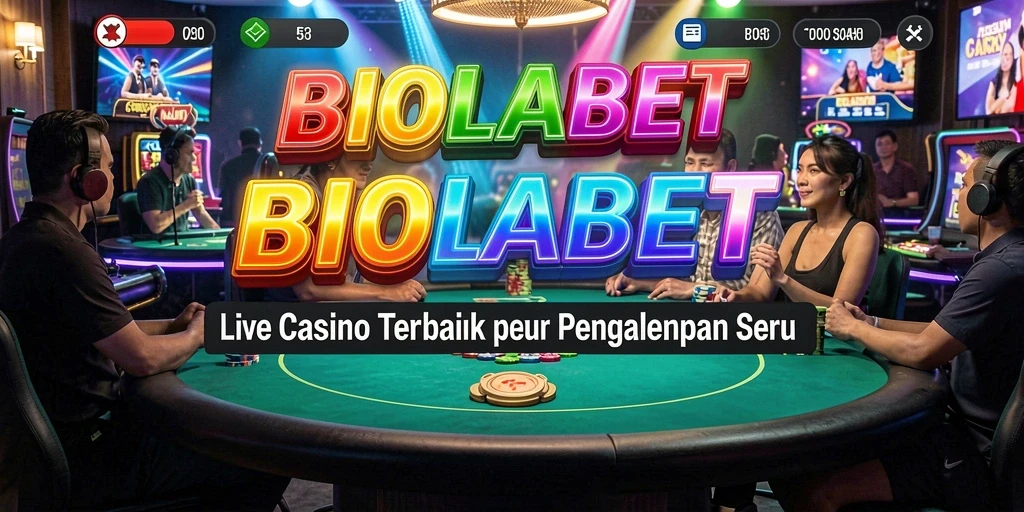 Gameplay Live Casino yang mendebarkan di BIOLABET.