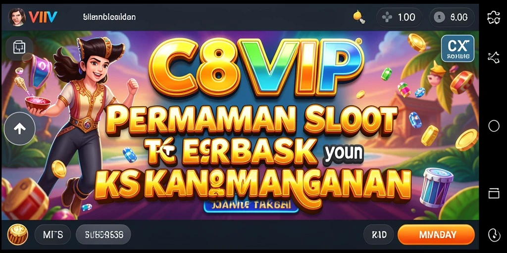 Tampilan menarik dari gameplay C8VIP yang menyenangkan.