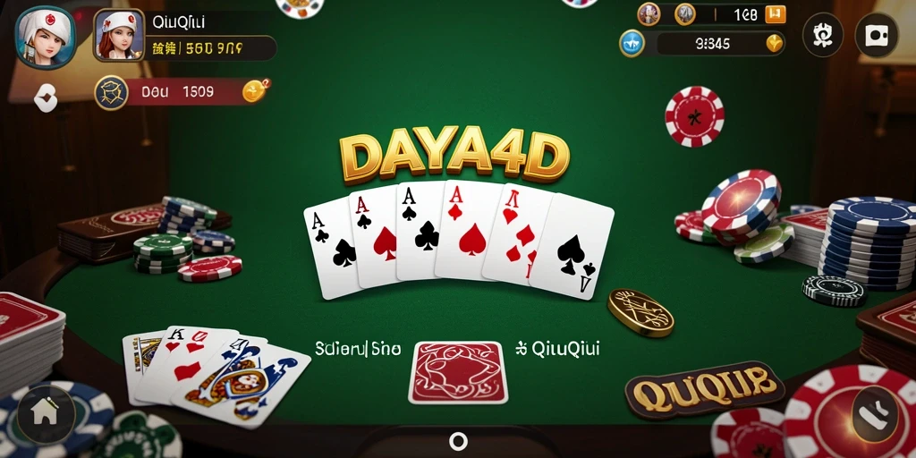 Gameplay seru QiuQiu dalam DAYA4D dengan grafis menarik.