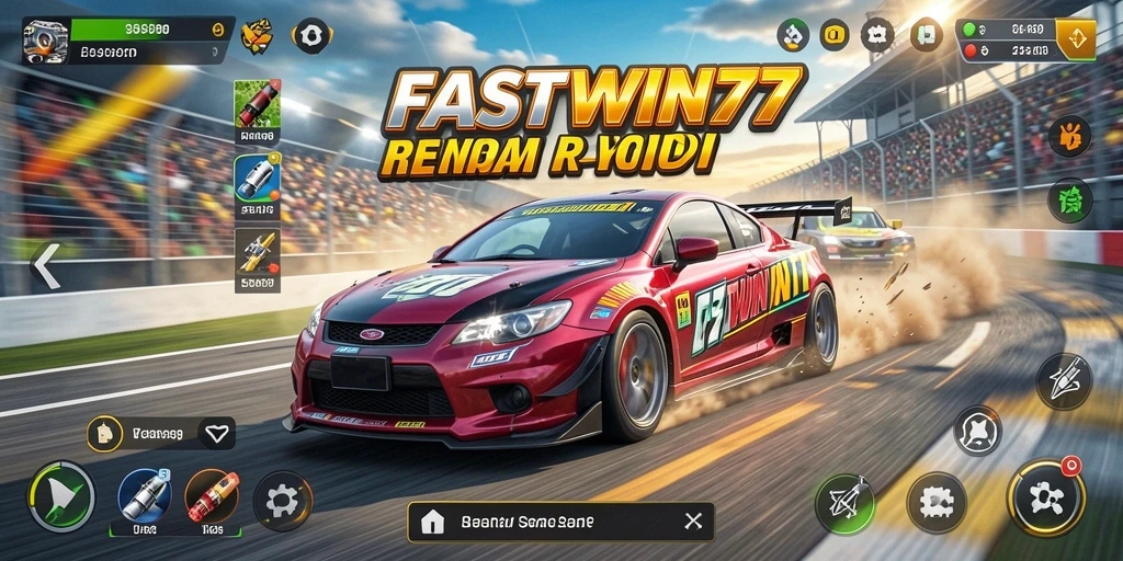 Tampilan menarik dari gameplay balap FASTWIN77 yang mengasyikkan.