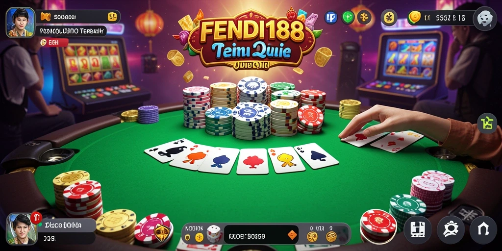 Tampilan gameplay QiuQiu yang menegangkan dan menarik di FENDI188.