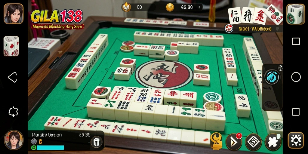 Screenshot gameplay GILA138 menampilkan momen seru permainan Mahjong.