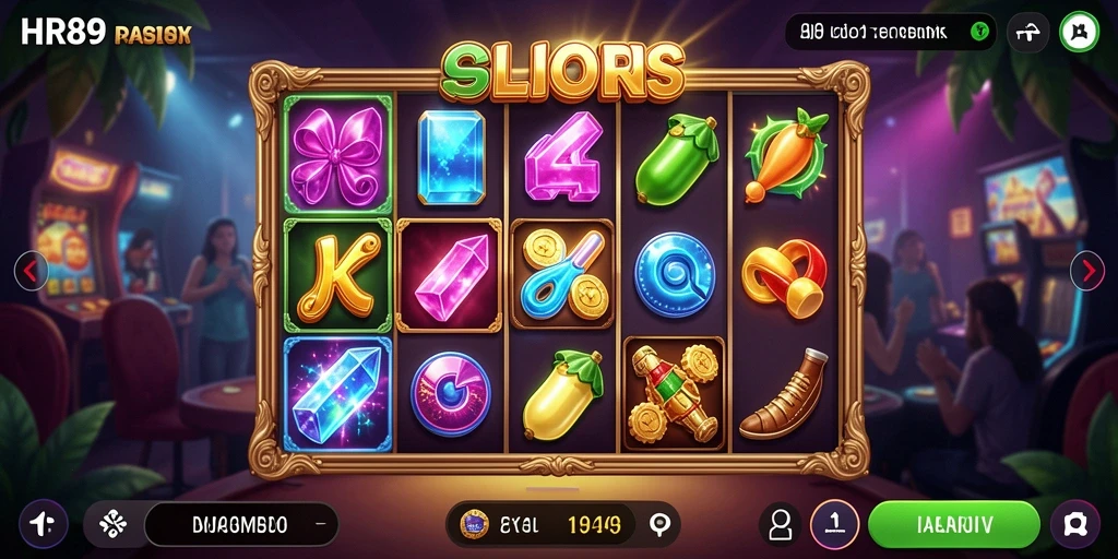 Tampilan gameplay HR89 yang menakjubkan dengan grafik slot yang memikat.