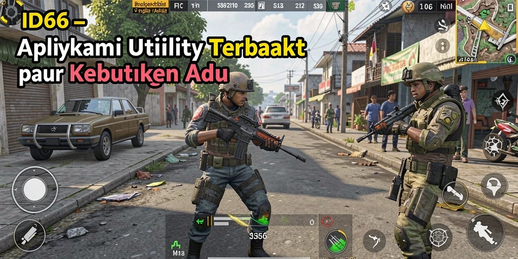 Tampilan antarmuka ID66 yang menarik dan mudah digunakan.