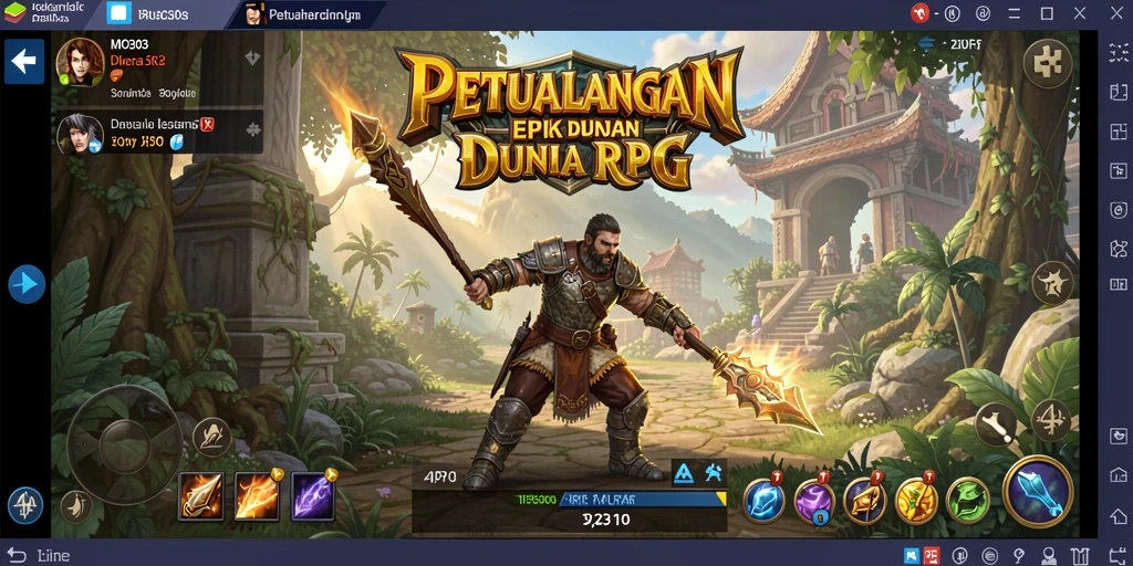 Tangkapan layar MPO303 menampilkan aksi pertarungan seru dalam dunia RPG.