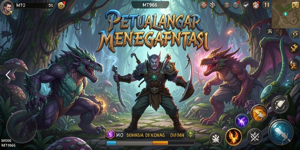 Screenshot gameplay MT966 yang menampilkan petualangan mendebarkan.