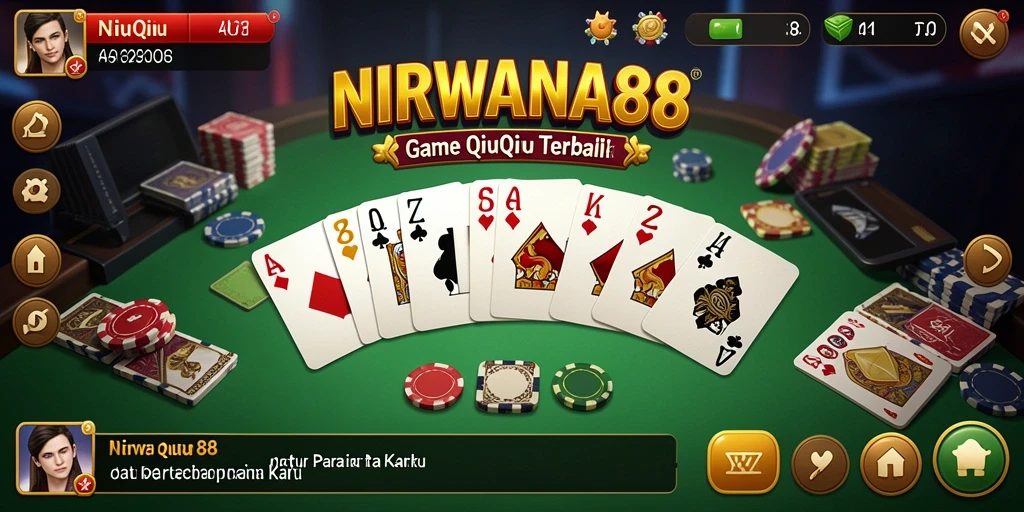 Screenshot utama NIRWANA88 menampilkan gameplay QiuQiu yang intens.