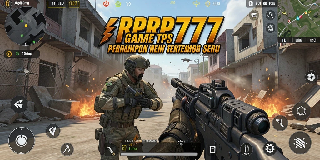 Tampilan permainan RPRP777 yang memukau saat bertempur dalam mode TPS.