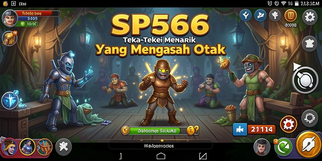 Tampilan gameplay SP666 yang menyenangkan dan penuh tantangan teka-teki.