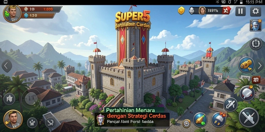 Tampilan menarik dari permainan Tower Defense yang mendebarkan.