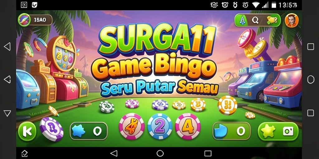 Menampilkan gameplay Bingo yang seru dan interaktif di SURGA11.