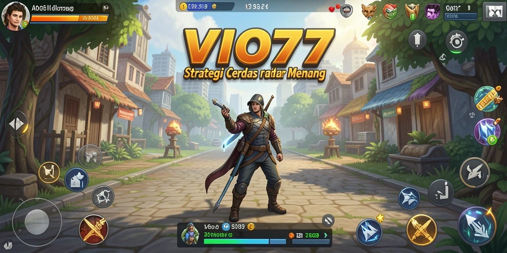 Screenshot utama VIO77 yang menampilkan gameplay strategi yang mendebarkan.